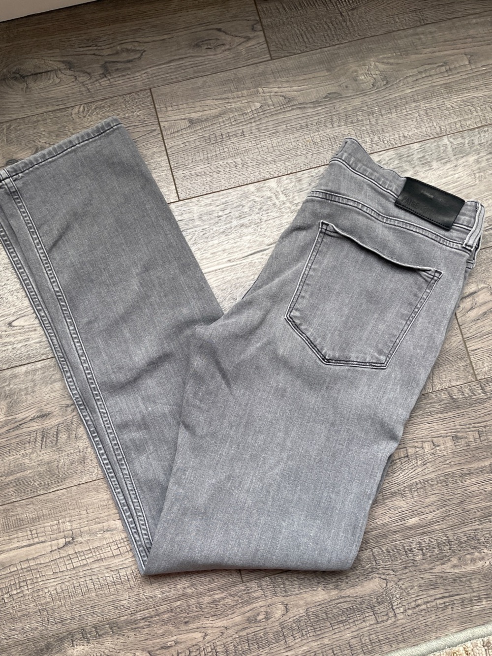 PAIGE Men's Gray Slim Fit Jeans